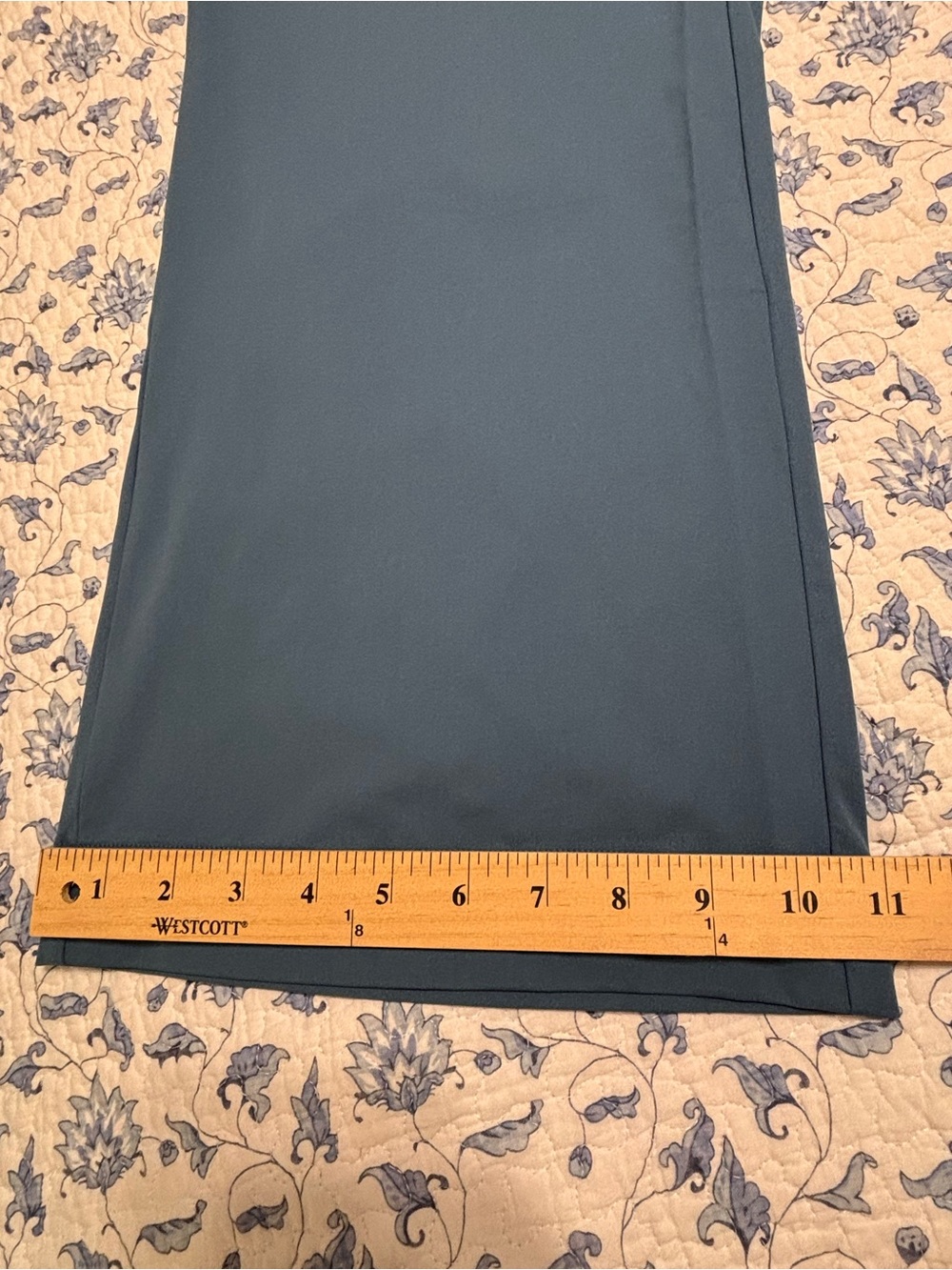 Halara women’s M Petite Blue Dress Pants wide leg stretch Work or Athleisure NWT - Picture 7 of 8